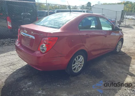 2012 Chevrolet Sonic 2Lt from USA, damaged, VIN 1G1JC5SH9C4113432